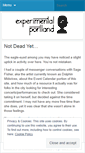 Mobile Screenshot of experimentalportland.com