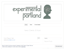 Tablet Screenshot of experimentalportland.com